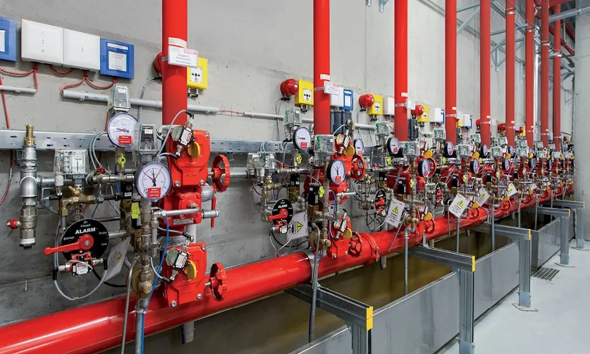 Fire detection and suppression control panel for monitoring and activating fire protection systems