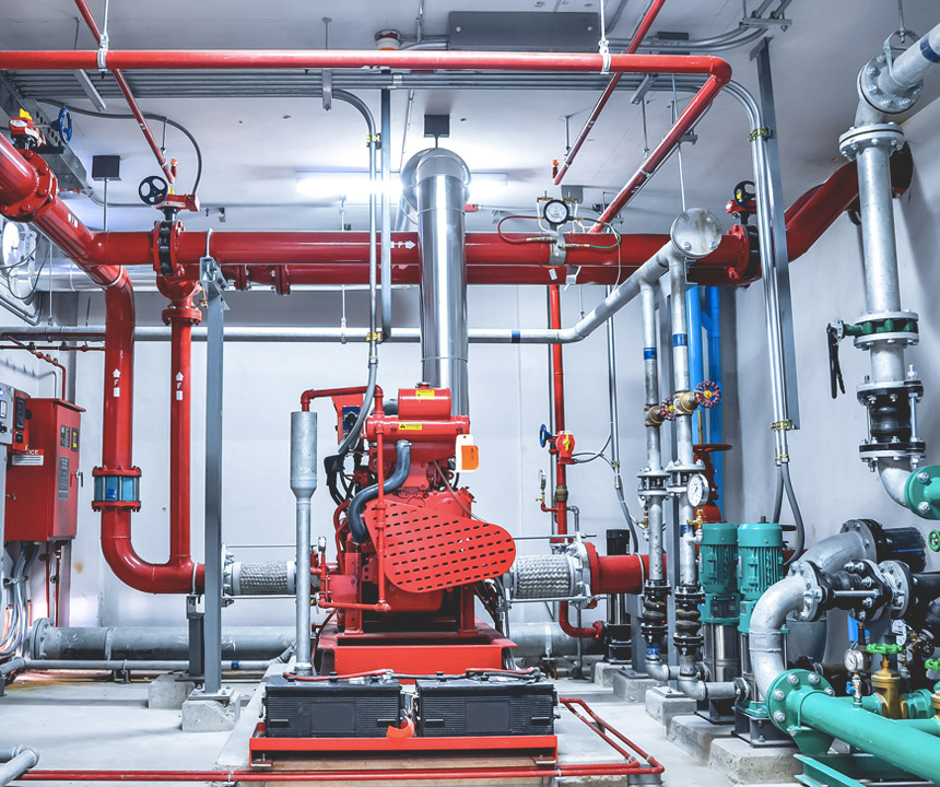 High pressure water mist firefighting systems in Ismailia Tunnel